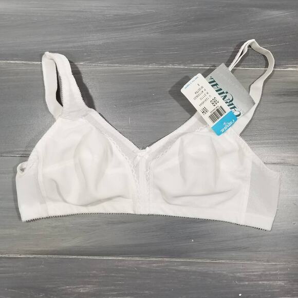 Carnival Wireless Bra Soft Cup White 38B Style 620 - Picture 1 of 9